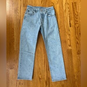 Levi's Classic Blue Straight Leg Jeans